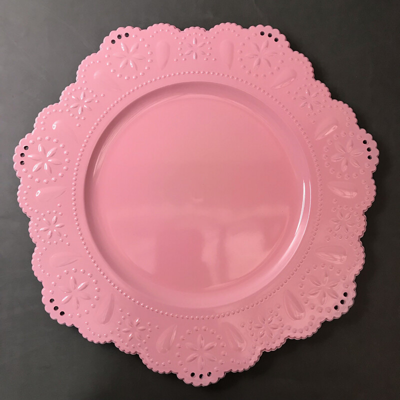 Sanari Plastic Charger - Pink