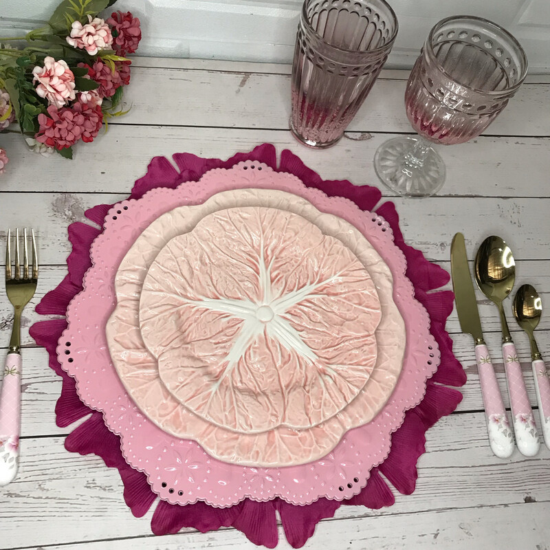 Sanari Plastic Charger - Pink