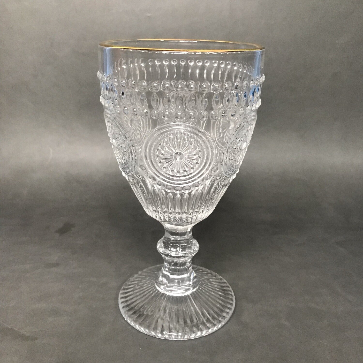 Sorano Goblet Gold Rim, Option: A