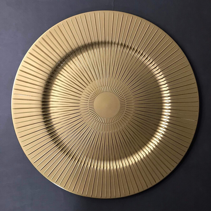 Emisa Plastic Charger - Gold
