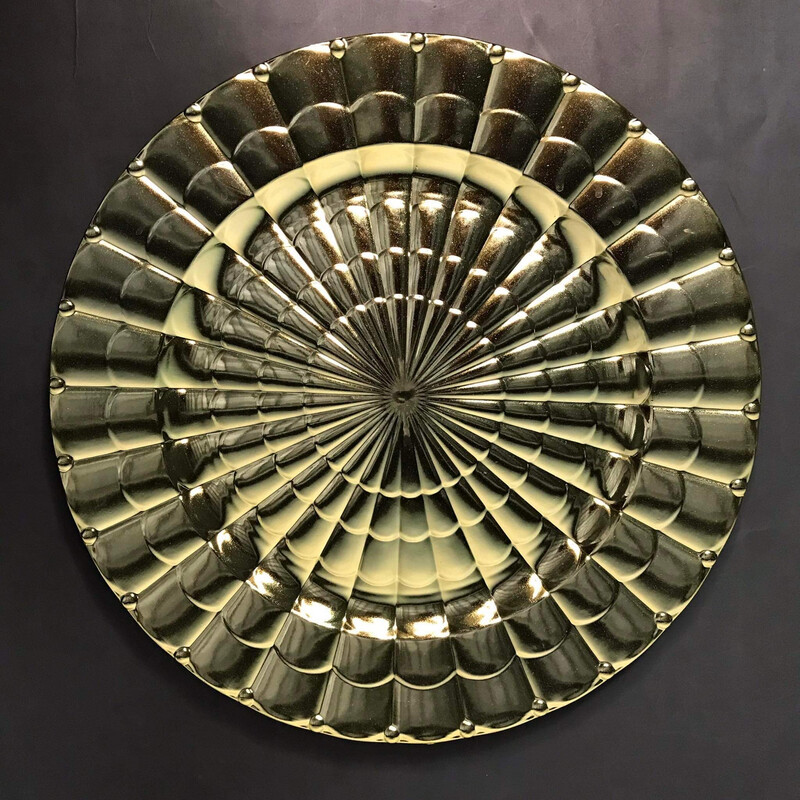Mayuki Plastic Plate Charger - Gold