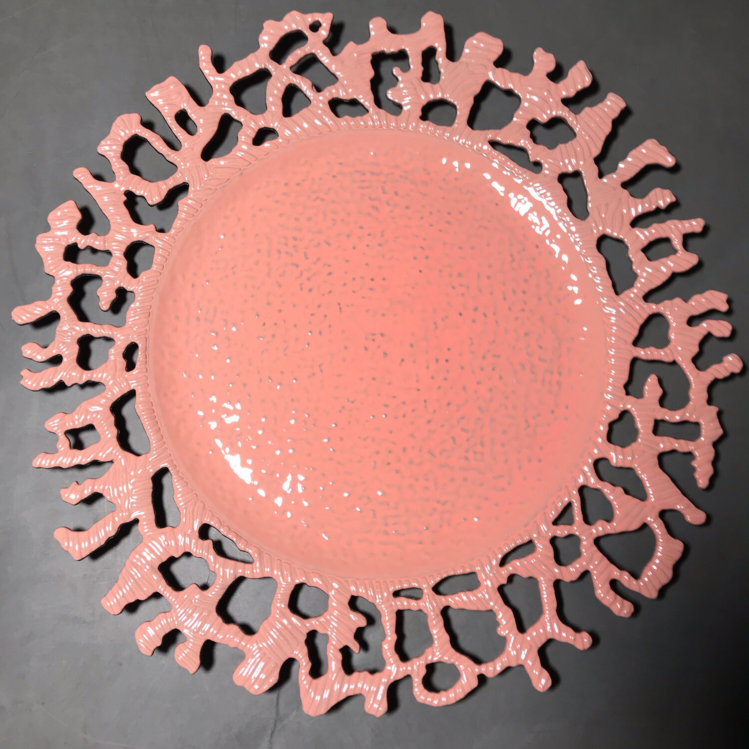 Ryukyu Plastic Charger - Peach
