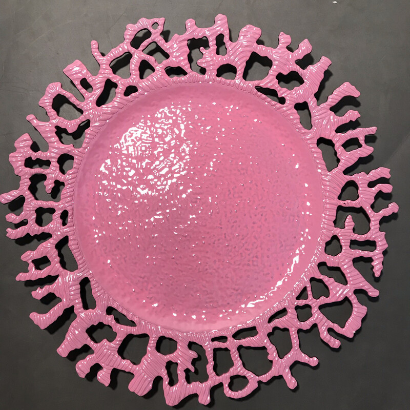Ryukyu Plastic Charger - Pink