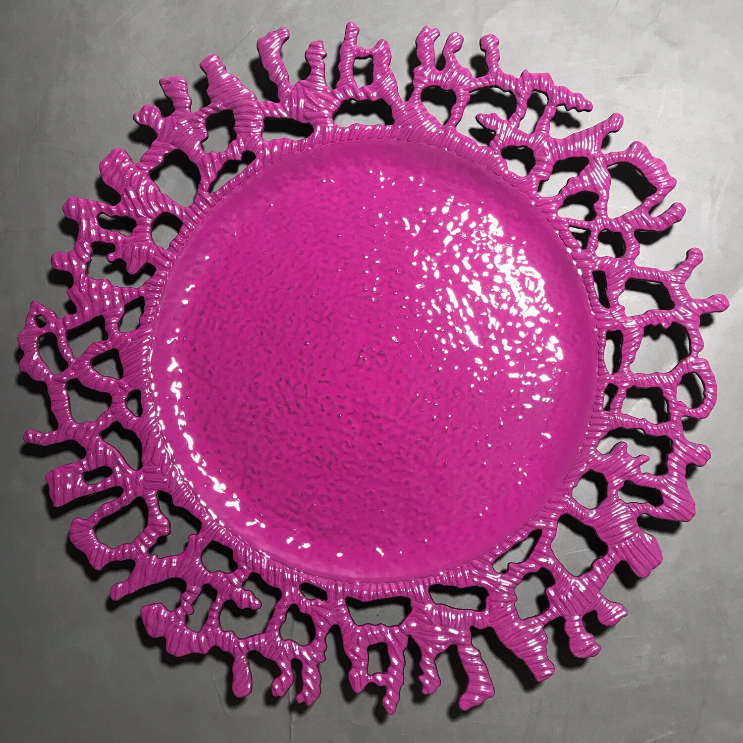 Ryukyu Plastic Charger - Magenta