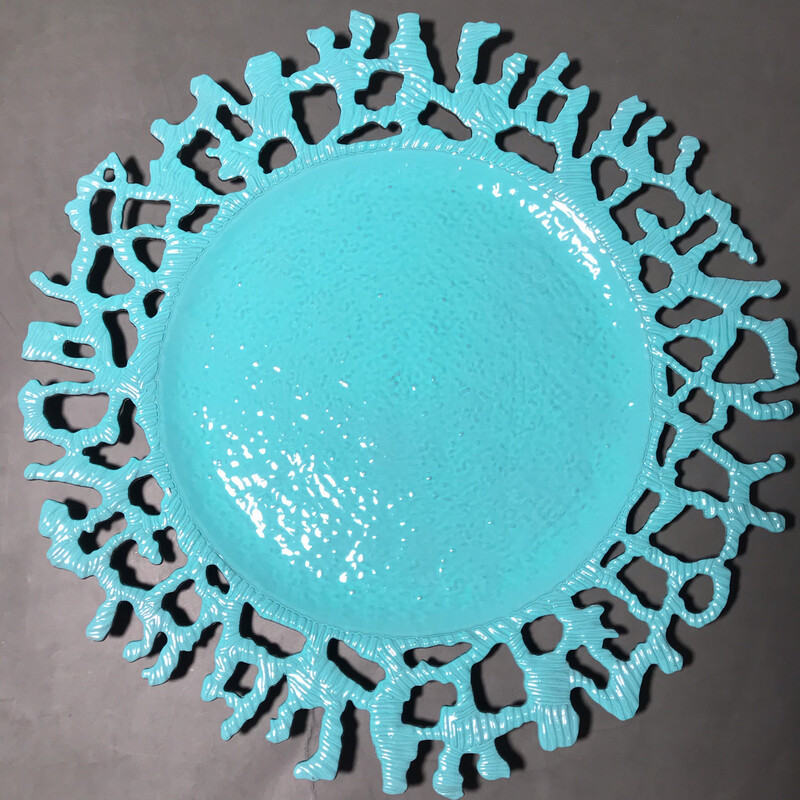 Ryukyu Plastic Charger - Aqua
