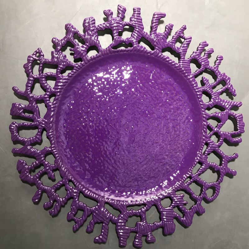 Ryukyu Plastic Charger - Purple
