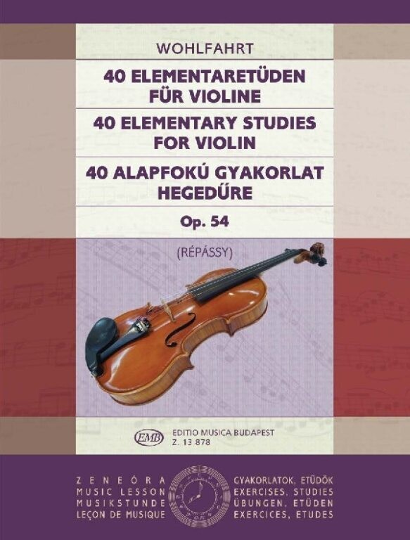 Wohlfahrt, Franz: 40 Elementary Studies
Op. 54