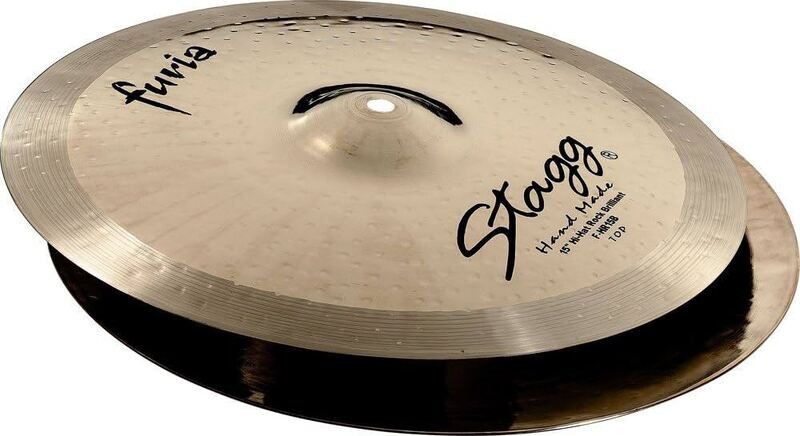 Stagg 15-inch Furia Rock Hi-hat Cymbals