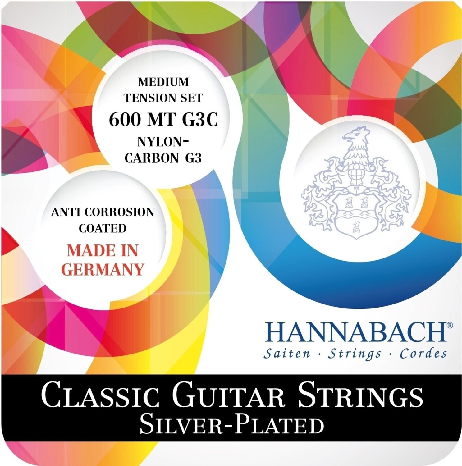 Hannabach Struny pro Klasickou kytaru 600 G3C G3 CARBON
