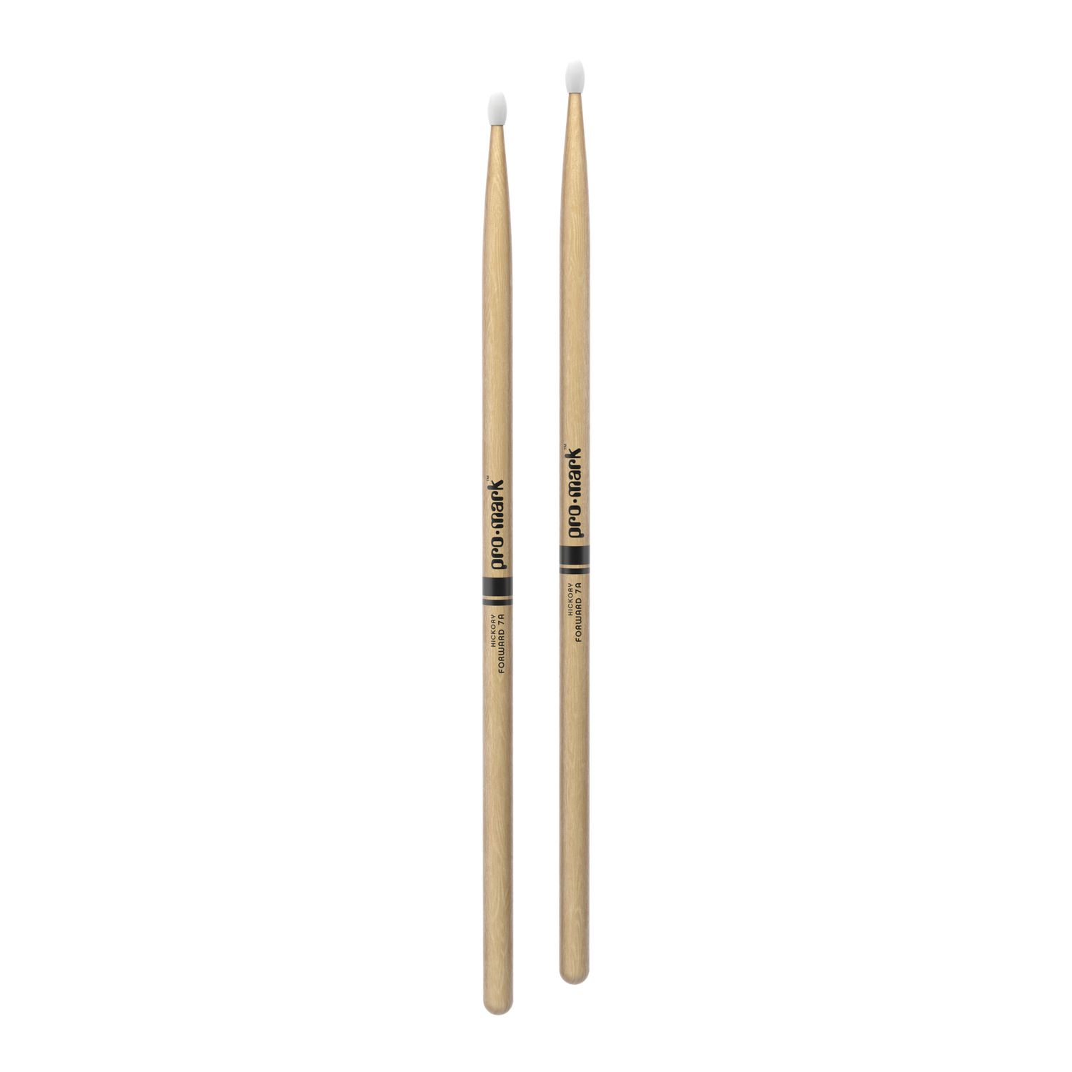 ProMark Classic Forward 7A Hickory Drumstick, Oval Nylon Tip