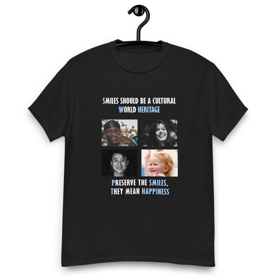 Camiseta negra/Black T-shirt "Smiles - Cultural World Heritage"