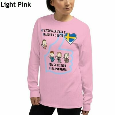 Camiseta manga larga / Long-sleeved T-shirt "Reconocimiento a Suecia" - Light Line