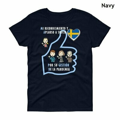 Camiseta varios colores/ Various colors T-shirt "Reconocimiento a Suecia"