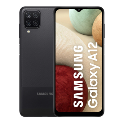 Sim Free Samsung Galaxy A12 64GB Mobile Phone - Black