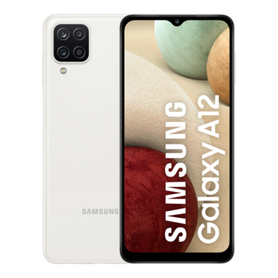 Sim Free Samsung Galaxy A12 64GB Mobile Phone - White