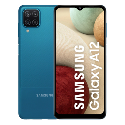 Sim Free Samsung Galaxy A12 64GB Mobile Phone - Blue