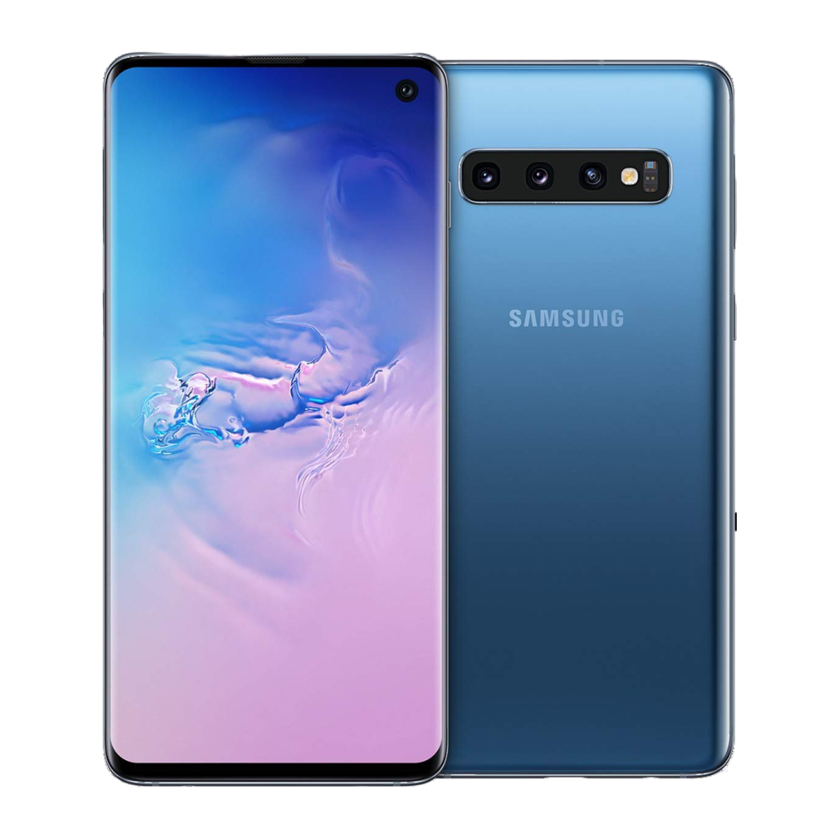 Sim Free Samsung Galaxy S10 128GB Unlocked Mobile Phone - Prism Blue