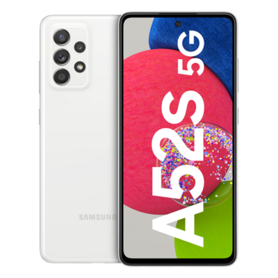 Sim Free Samsung Galaxy A52s 5G 128GB Mobile Phone - White