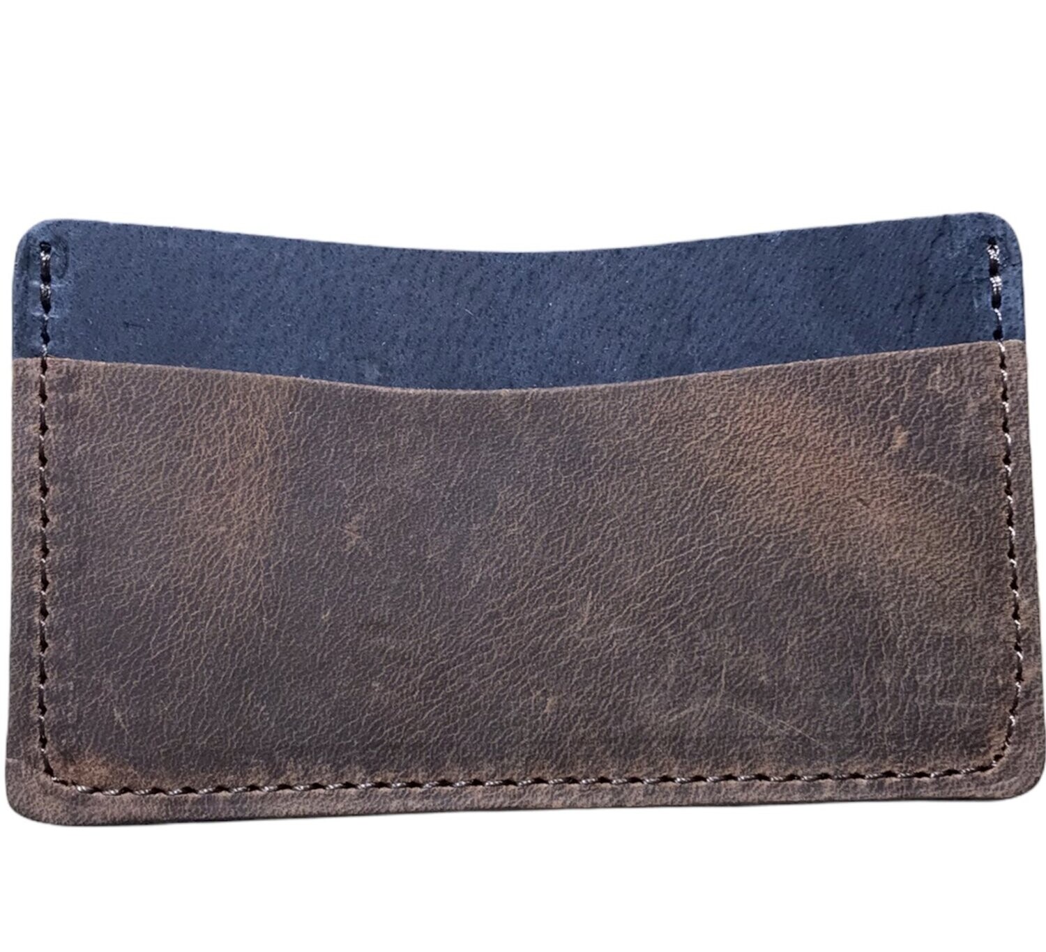 Cash & Card Carry "Rustic brown and denim"