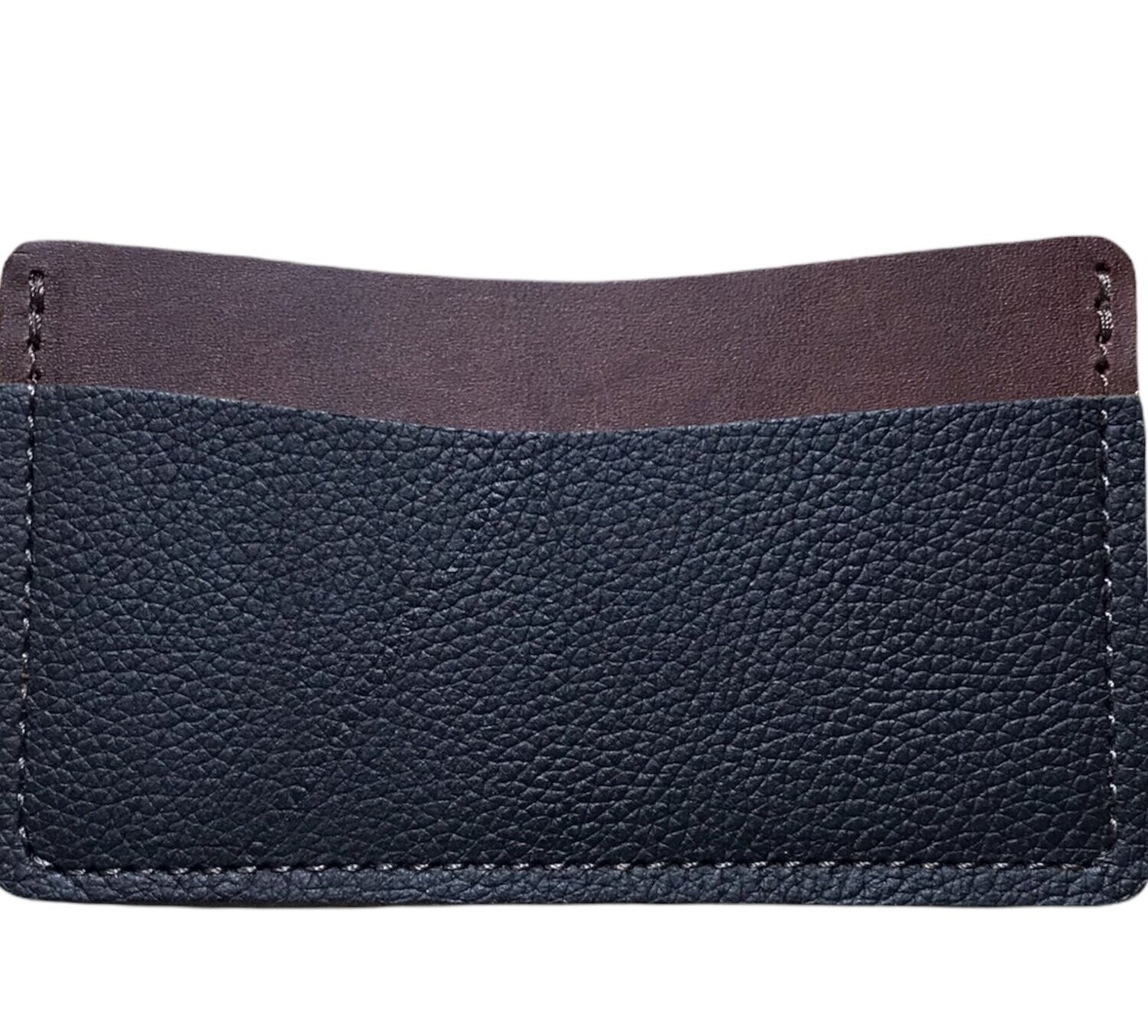 Cas & Card Carry "Textured black w/brown back"