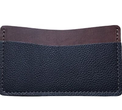 Cash & Card Carry "Textured black w/brown"