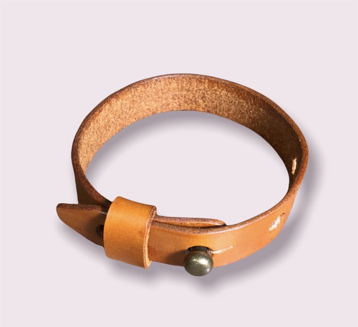 Tough As Nails-Tan wrist strap