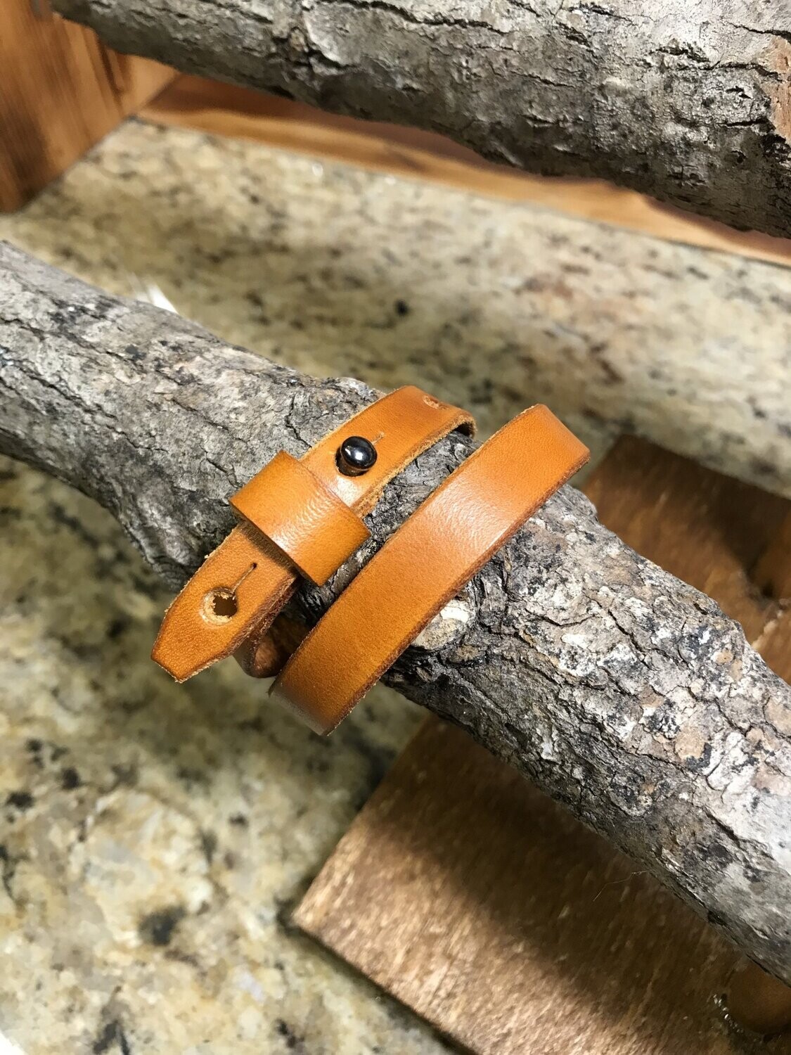 Double Wrap Strap tan-Womens
