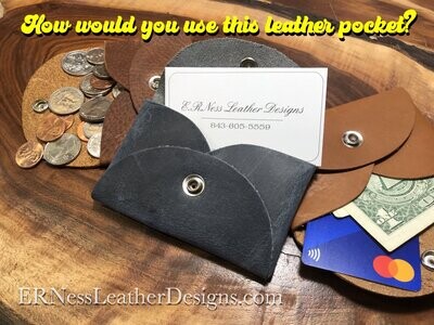 Pocket wallet- denim