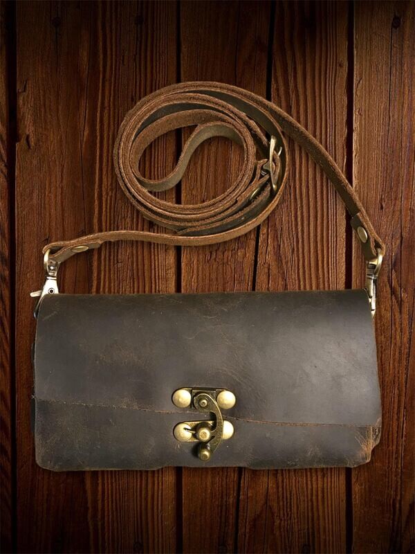 Slant crossbody phone essentials case