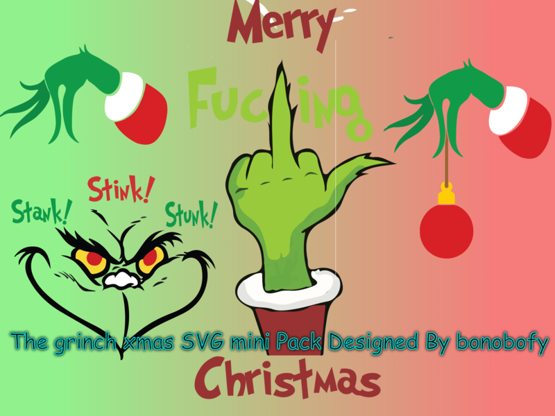 The Grinch Svg pack