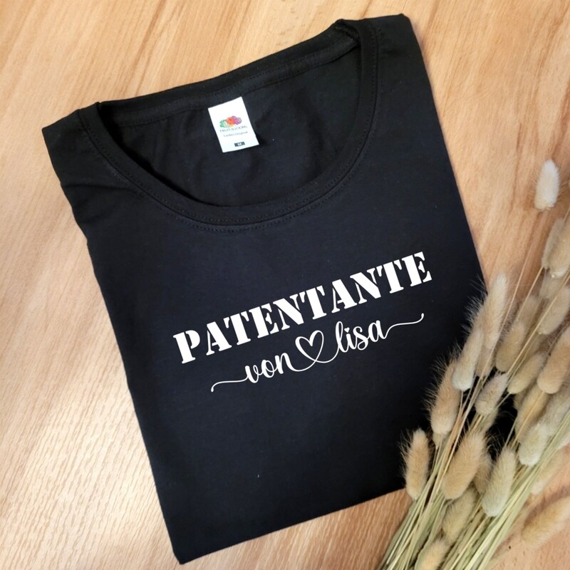 T-Shirt Patentante, personalisiert 