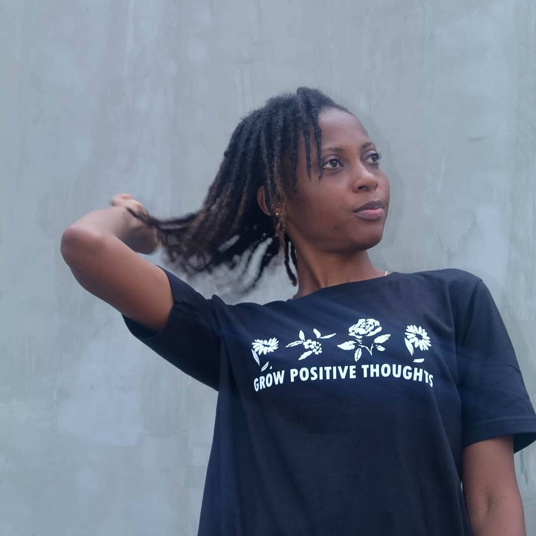 Grow Positive Thoughts Women T-shirt