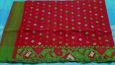 সিল্ক জামদানি শাড়ি