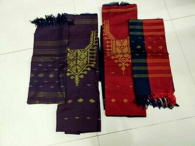 ELEGANT JAMDANI THREE PIECE