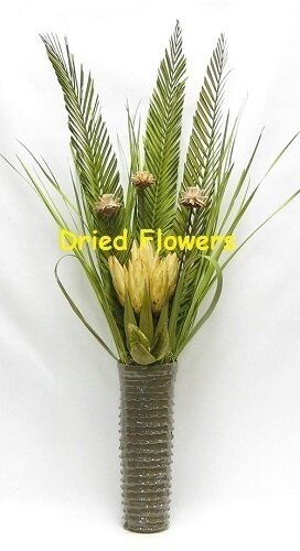 Preserved Palm, Protea &amp; Pods