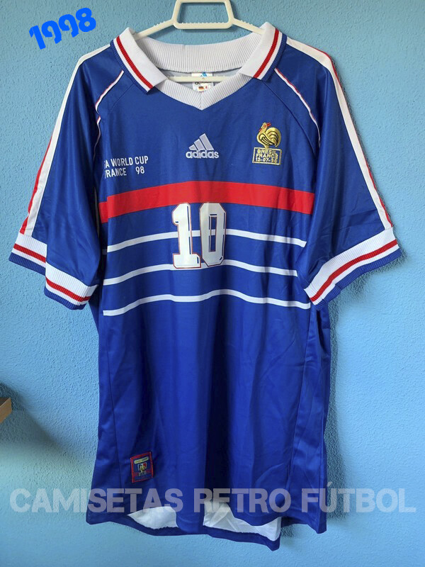 Camiseta nacional FRANCIA 1998/2000/2006 Personalizable