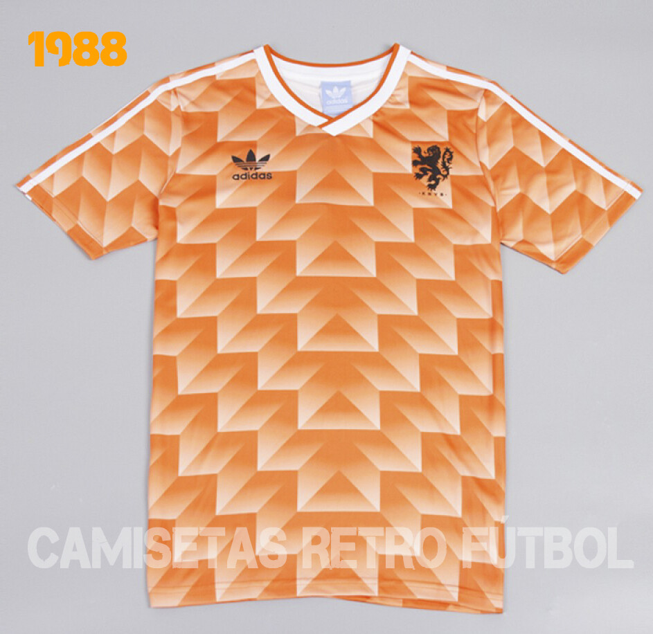 Camiseta nacional HOLANDA 1988/1998/2012 Personalizable