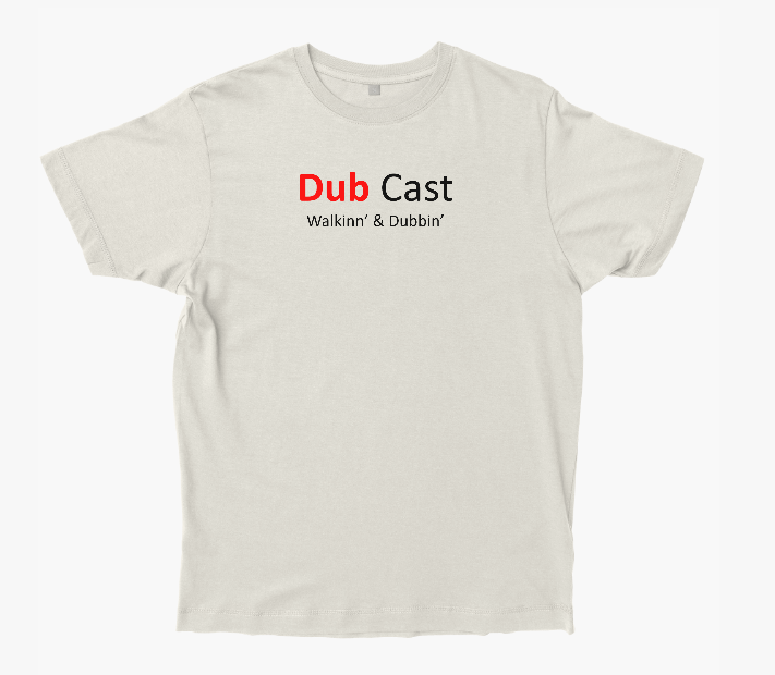Dub Cast Unisex Organic Round Neck Grey T-Shirt Washout