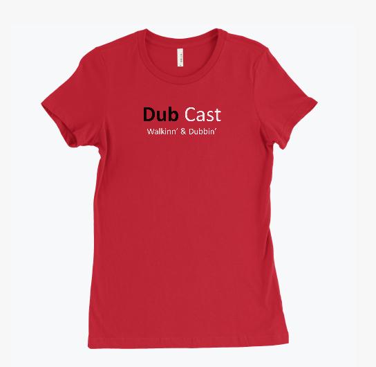 Dub Cast Unisex Organic Round Neck Red T-Shirt