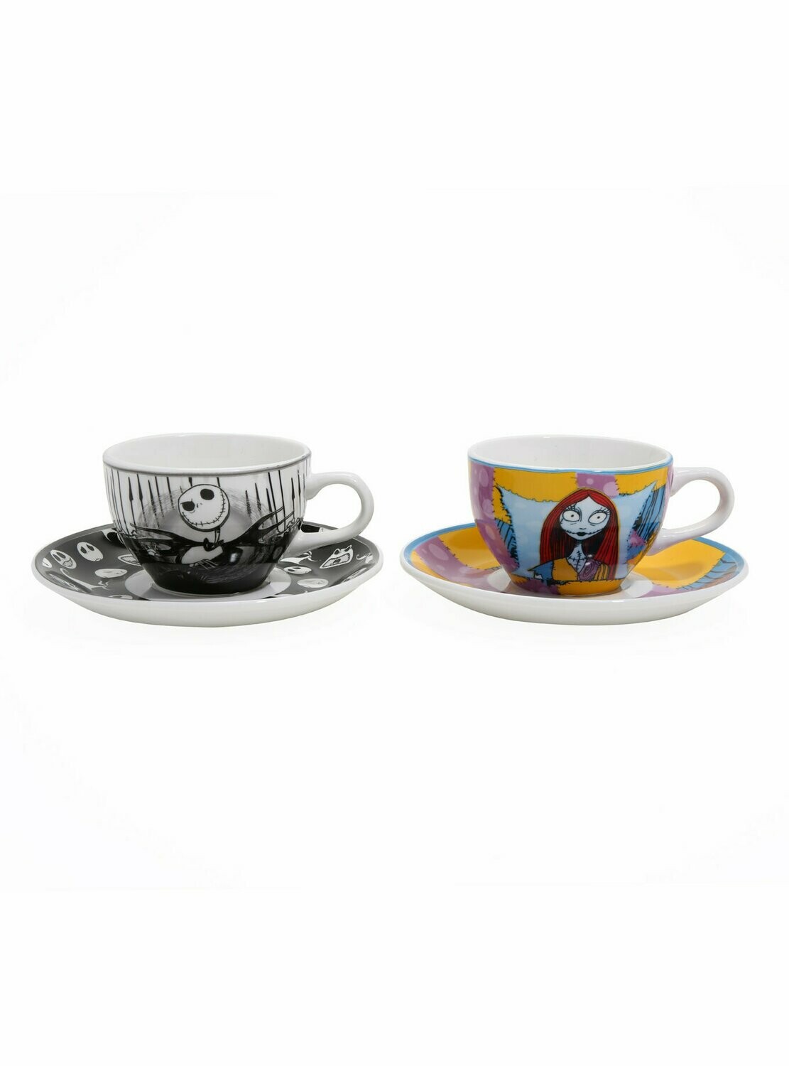 Juego de Tazas Personajes Jack y Sally