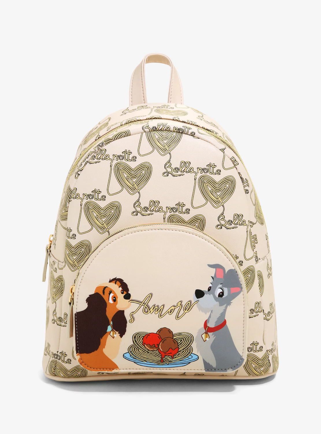 Mochila Disney Personajes Dama y Vagabundo