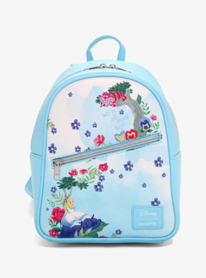 Mochila Personaje Alicia Disney Flores