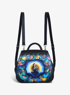 Mochila Convertible Personaje La Sirenita Disney