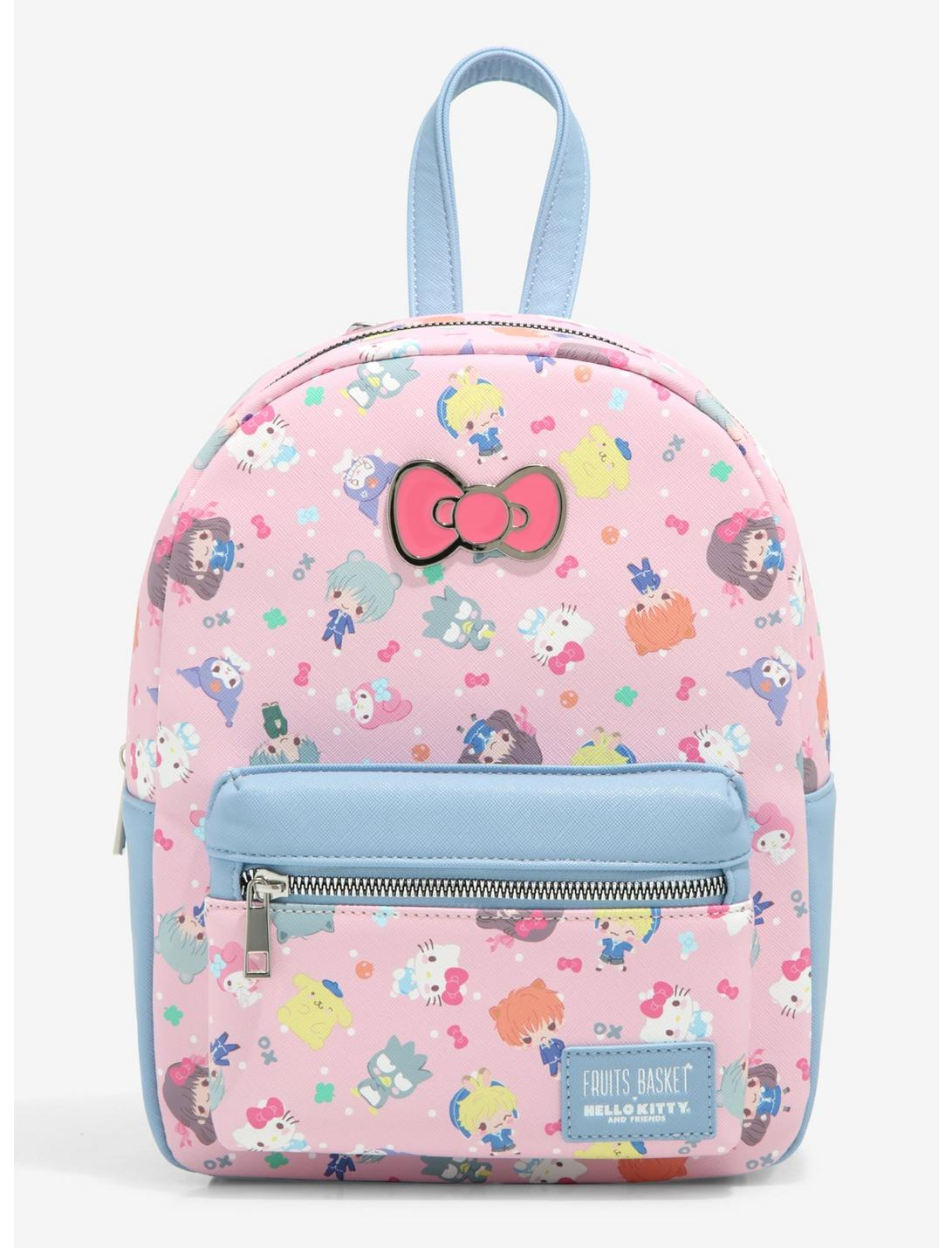 Mochila Personajes Hello Kitty y Fruits and Basket
