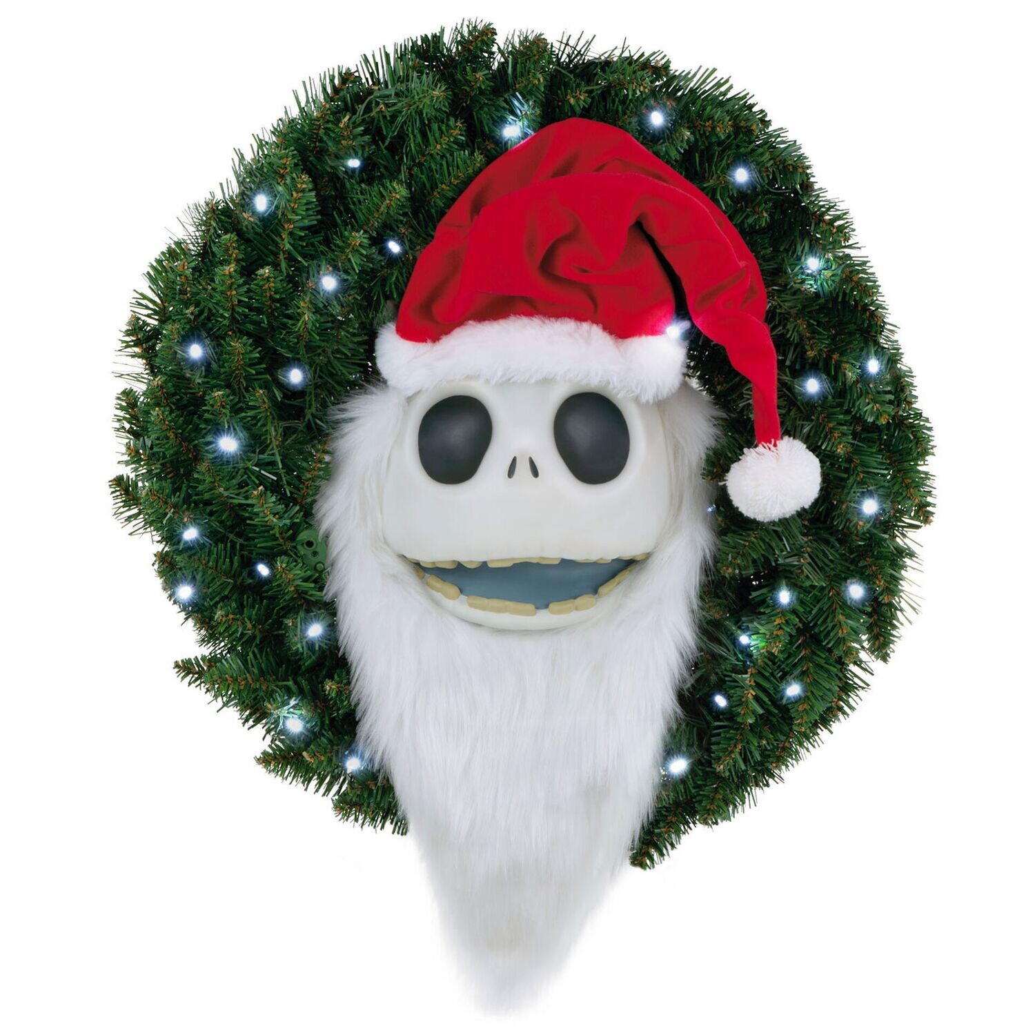 Corona Navideña Movimiento Jack Skellington