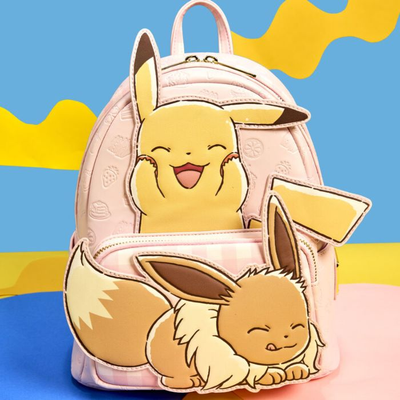 Bolsa Mochila Pokemon Pikachu Eevee