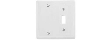 PLATE - DOUBLE SWITCH/BLANK