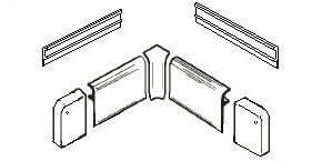 TRIM KIT - 54" (Plastic)