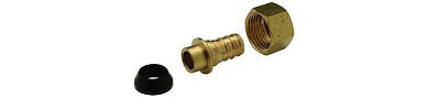 ADAPTER - SWIVEL w/Brass Nut (PEX)