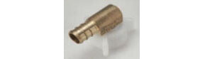 ELBOW - BRASS SWIVEL w/PLASTIC NUT (PEX)